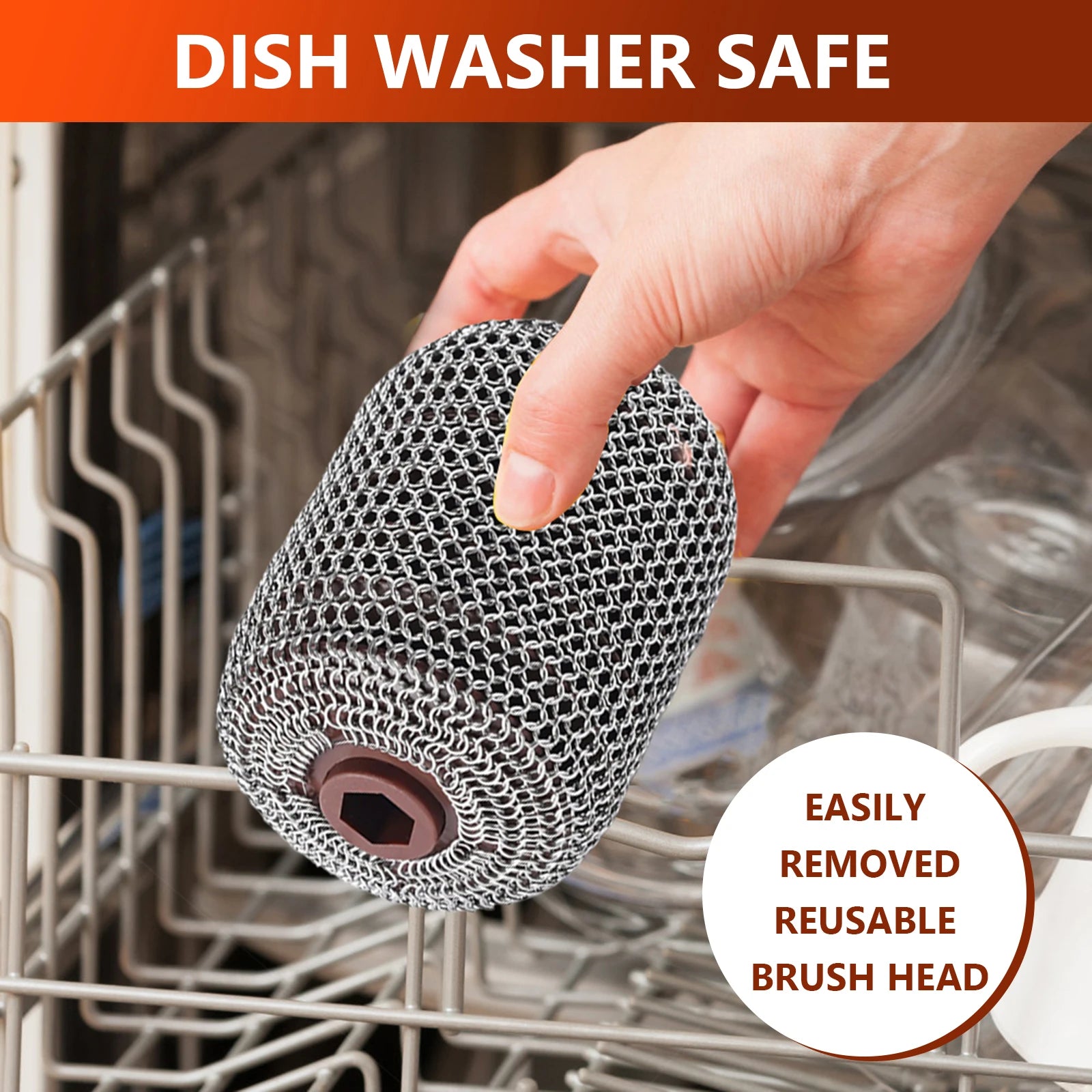 Electric Stainless Steel Grill Brush Rechargeable Roller BBQ Cleaner