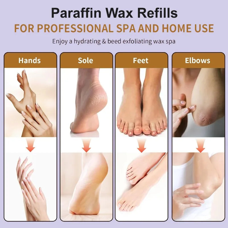 Peel-Off Hand & Foot Wax Mask – SPA Nourishing Gloss 200g/450g Hand & Foot Wax Mask Zpaxo