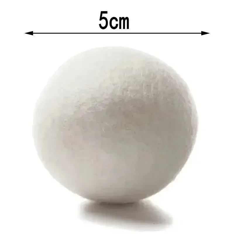 30-Pack Wool Dryer Balls Handmade Drying Balls Dryer Reusable Natural Fabric Softener Reduce Wrinkles and Decrease Drying Time Zpaxo