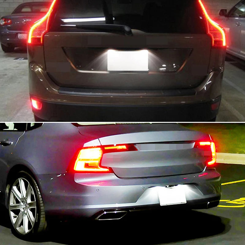 LED Car License Plate Light 12V White Volvo S40 S60 S80 XC70 XC60 C70