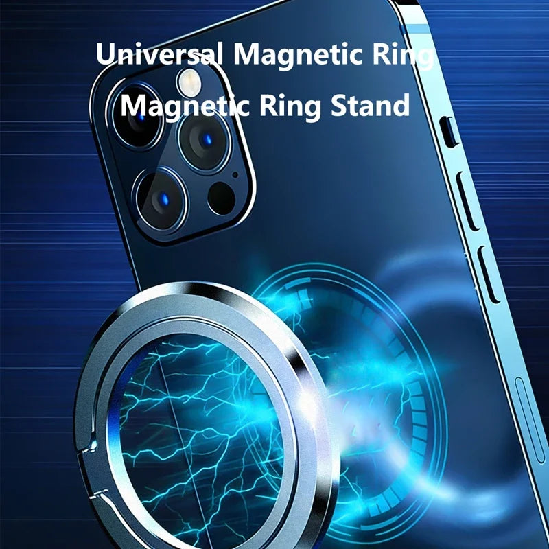 Magnetic Cell Phone Ring Holder Mobile Bracket Removable Grip