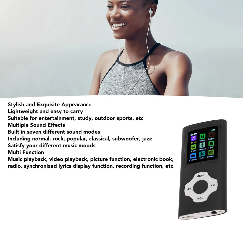 MP3 Player Hifi Lossless Rechargeable Screen Portable Music