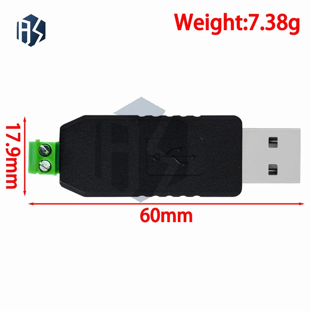 Universal USB-to-RS485 Converter: Compatible with Windows (XP/Vista/7), Linux & macOS Zpaxo