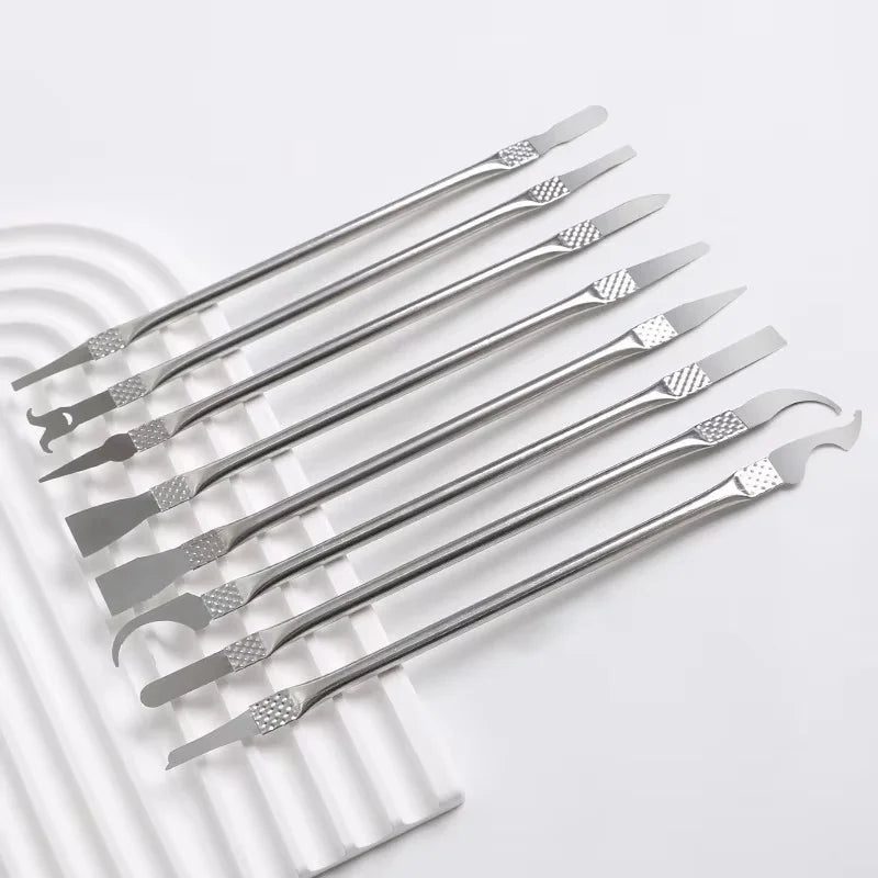 8 In 1 CPU IC Glue Remover C Chip Repair Phone Tool Set Ultra-thin Blades Repair Hand Tools For Mobile Phone Notebook Computer Zpaxo