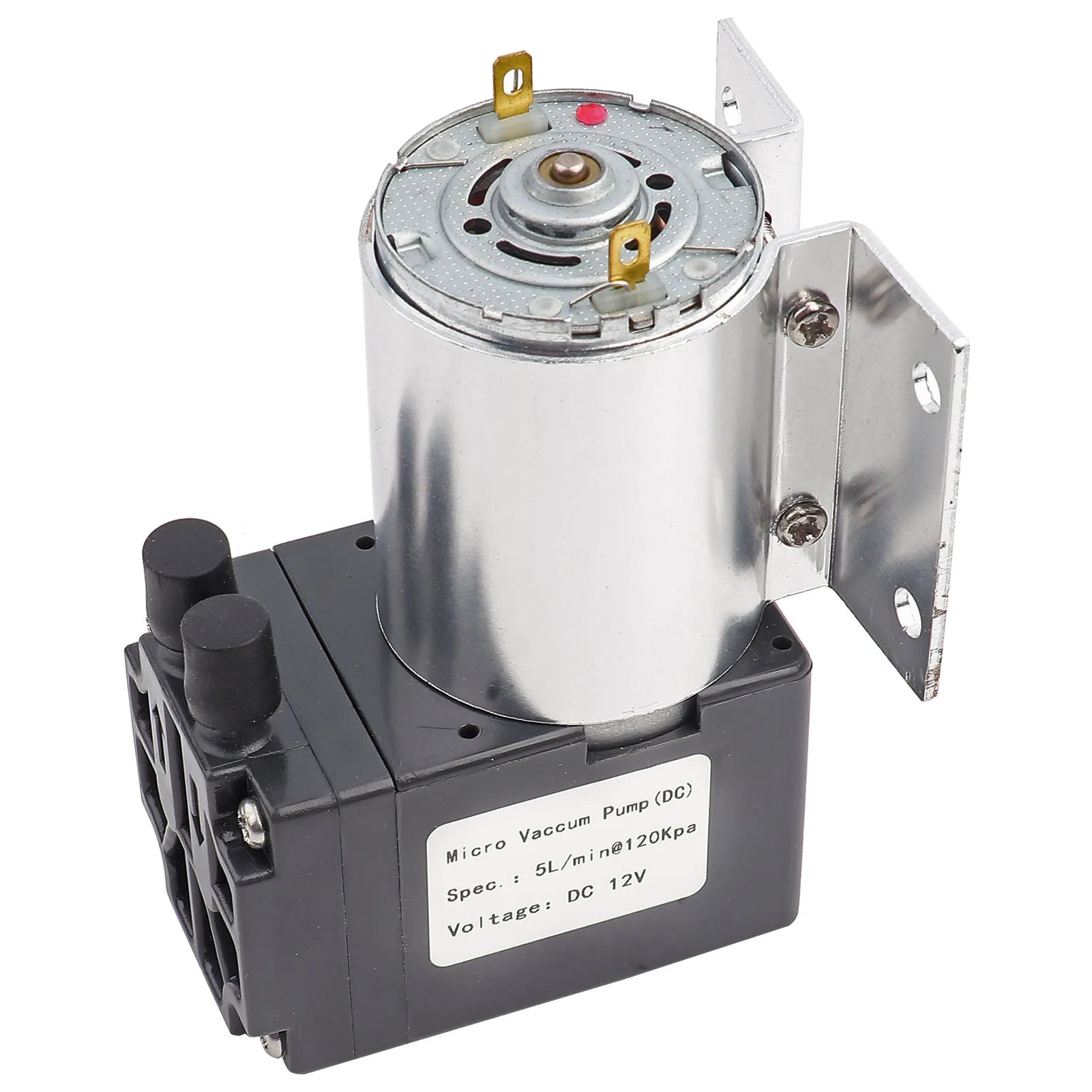 Vacuum Pump Negative Pressure Suction Pump DC 12V 5L/min 120kpa Mini Vacuum Pump Negative Pressure Suction Pumping With Holder Zpaxo 12V GS03716 CN