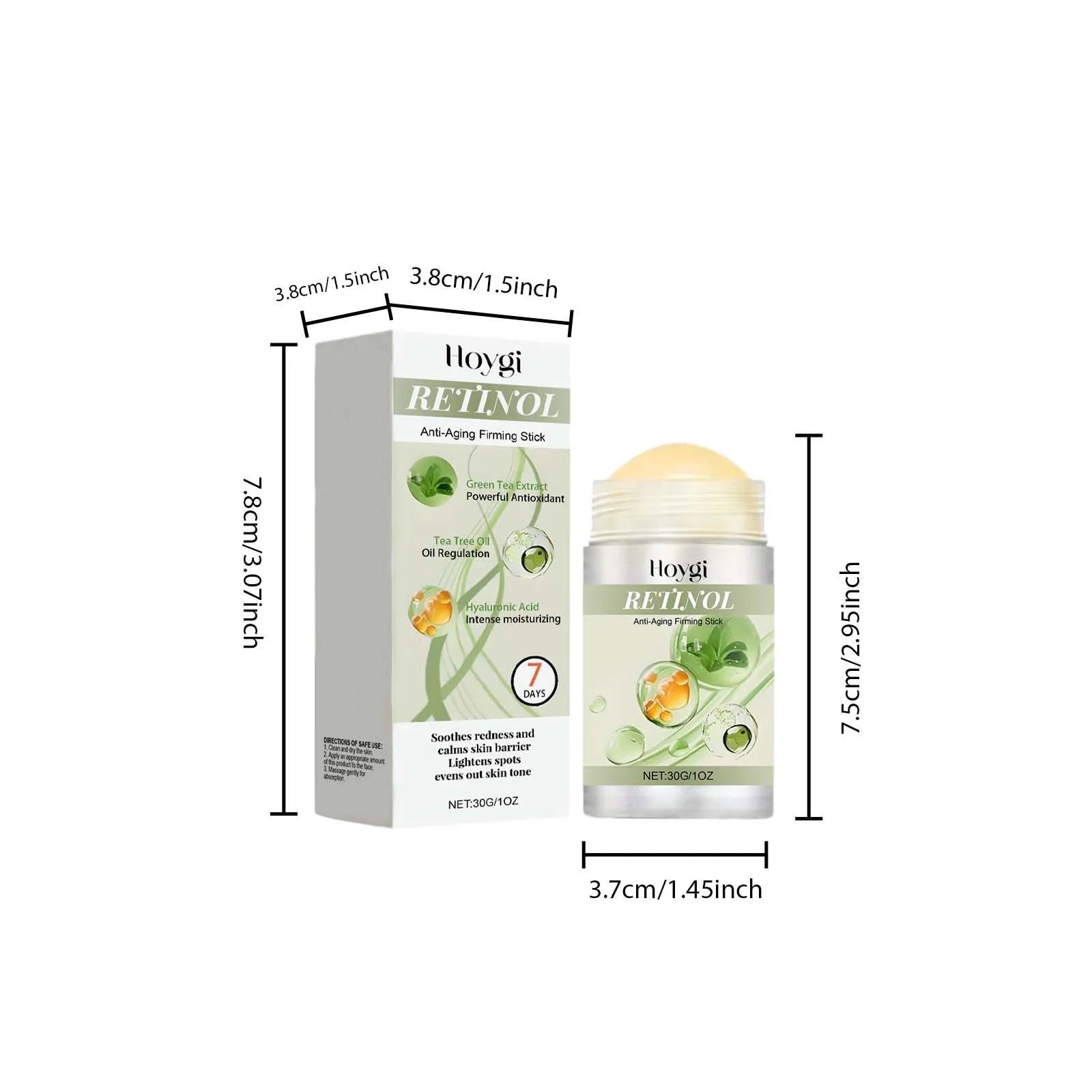 Retinol Anti-Aging Firming Serum Stick – Lift & Tighten Skin Anti-Aging Serum Stick Zpaxo 30g Boxed