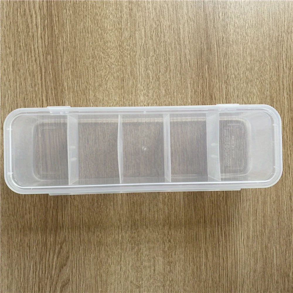 5-Cell Clear Acrylic Storage Box – Jewelry & Hair Accessories Jewelry Storage Box Zpaxo