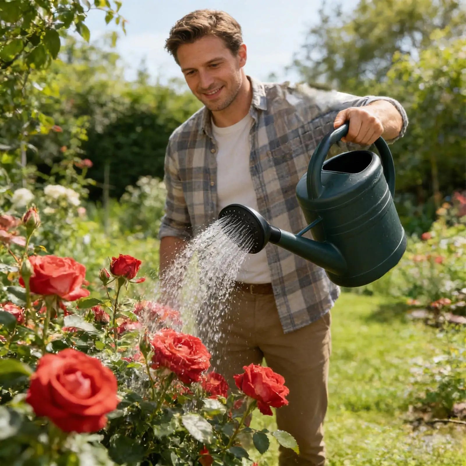 Watering Can Rose Nozzle Replacement Spray Head Fits Spout Plastic