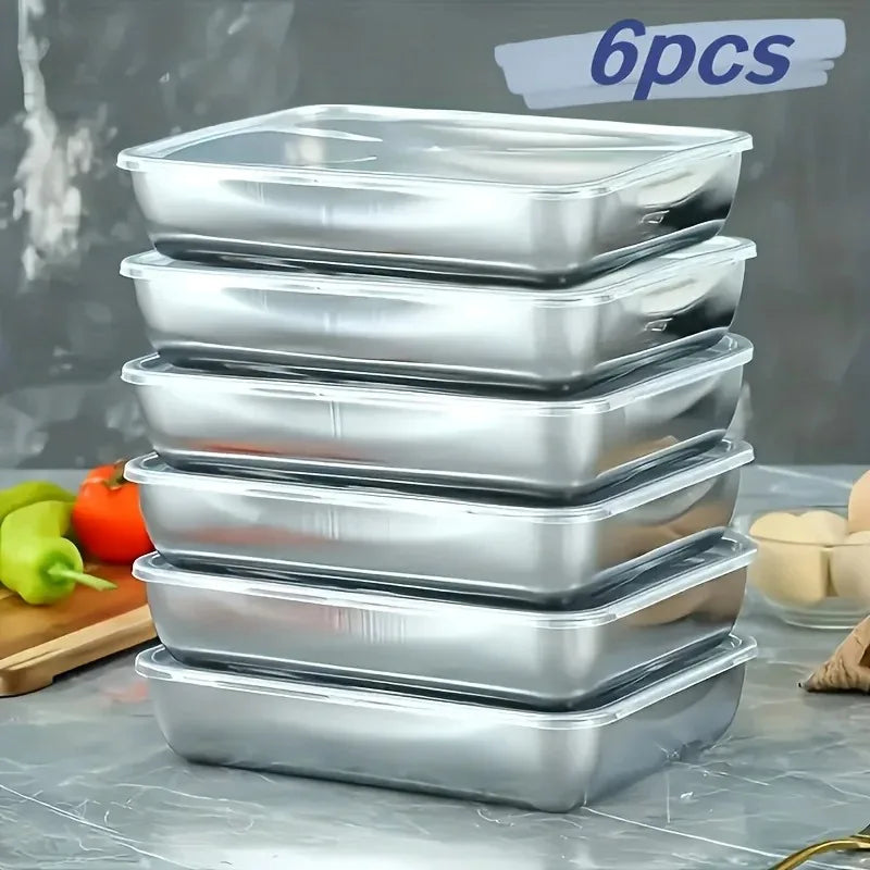 Stainless Steel Food Storage Container Large Capacity Suitable