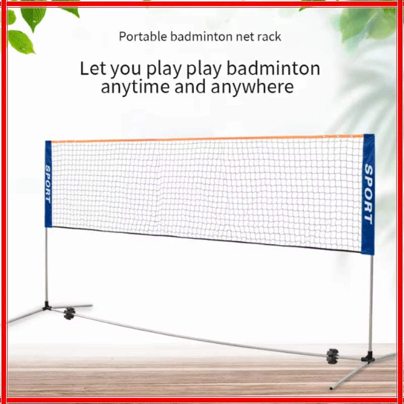 Portable Folding Standard Professional Badminton Net Indoor Outdoor Sports Volleyball Tennis Training Square Nets Mesh Zpaxo