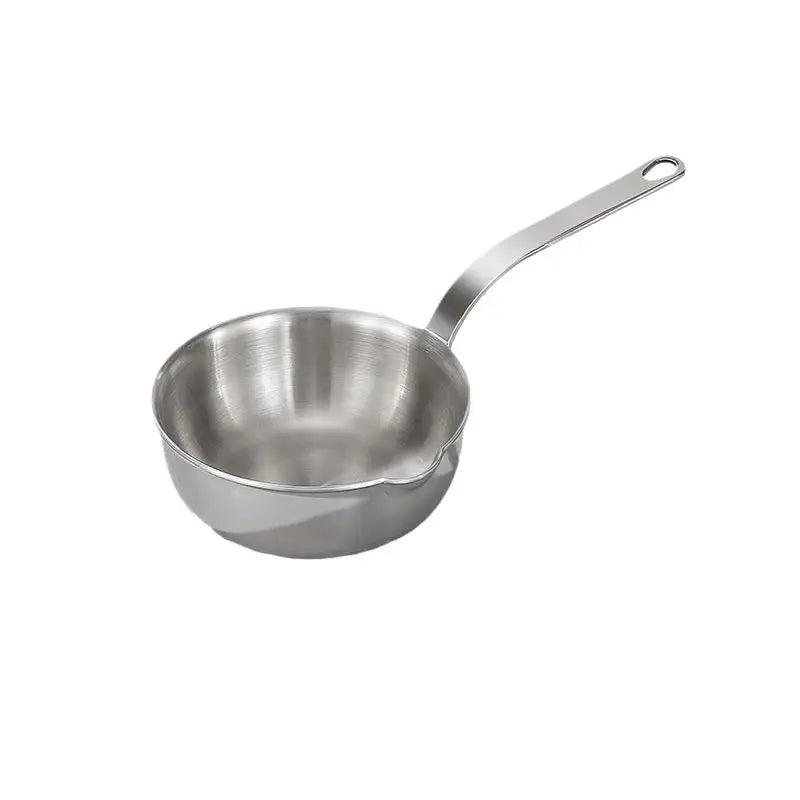 Mini 304 Stainless Steel Oil Pot Egg Frying Pan Handle Multipurpose Zpaxo