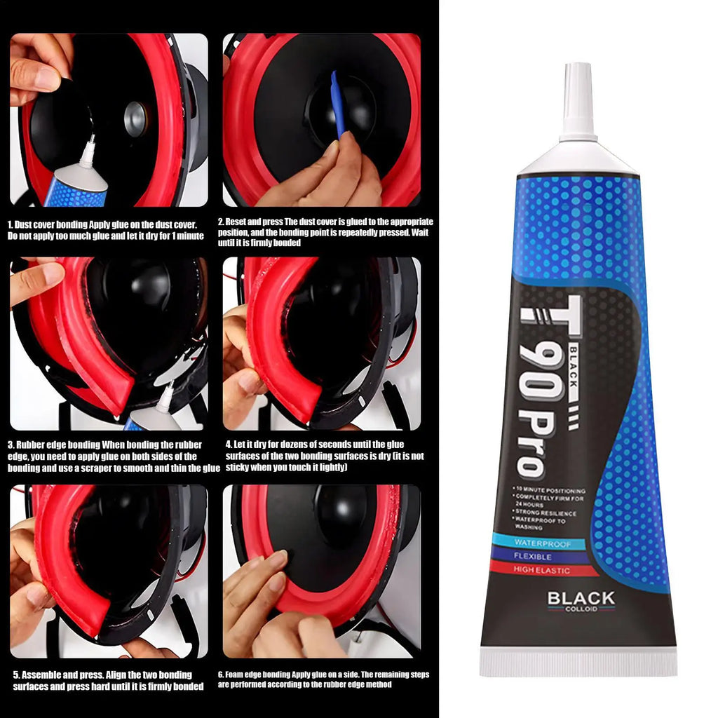 Speaker Repair Glue Performance Adhesive Dust Caps Cone Edge Bonding