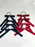 2/8pcs Fashion Black Velvet Bow Hair Ties for Women Girls Party Hair Accessories Zpaxo 8Pcs multi color