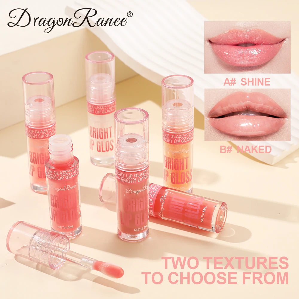 Three-Piece Lip Gloss Set, Moisturizing, Non-Greasy, Fine Shimmering Pearlescent Red and Orange, Versatile for Daily Use, Holiday Gift Lip Gloss Set Zpaxo
