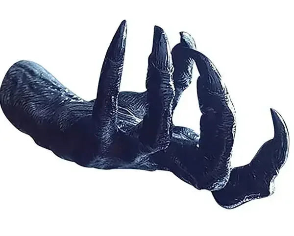 Gothic Witch Hand Statue – Resin Key Hanger & Wall Art Décor Resin Wall Sculpture Zpaxo Black