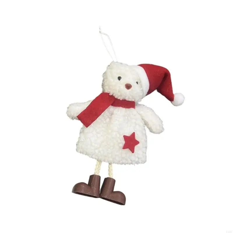 Lovely Santa Hat Bear Christmas Ornament Tree Decoration