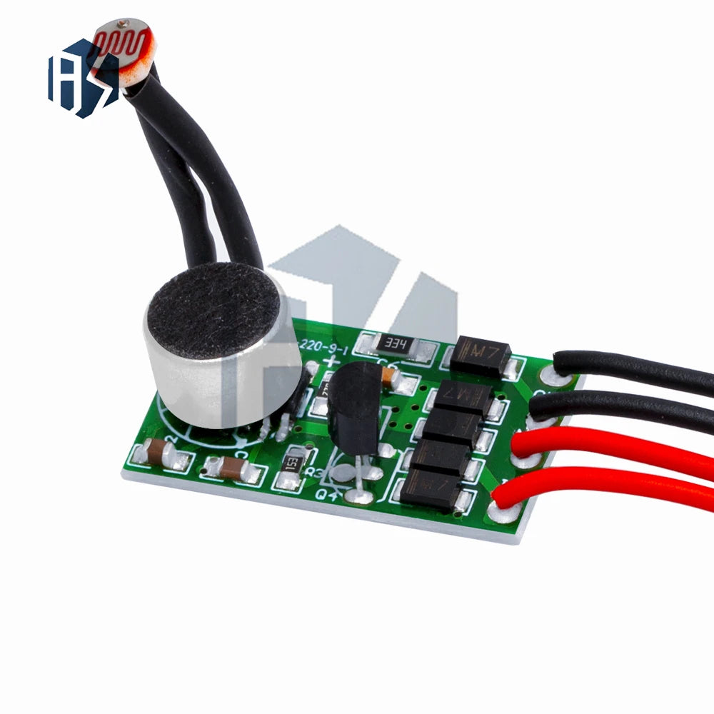 220V voice controlled driving template, bubble LED controlled driving induction module, intelligent voice controlled induction Zpaxo