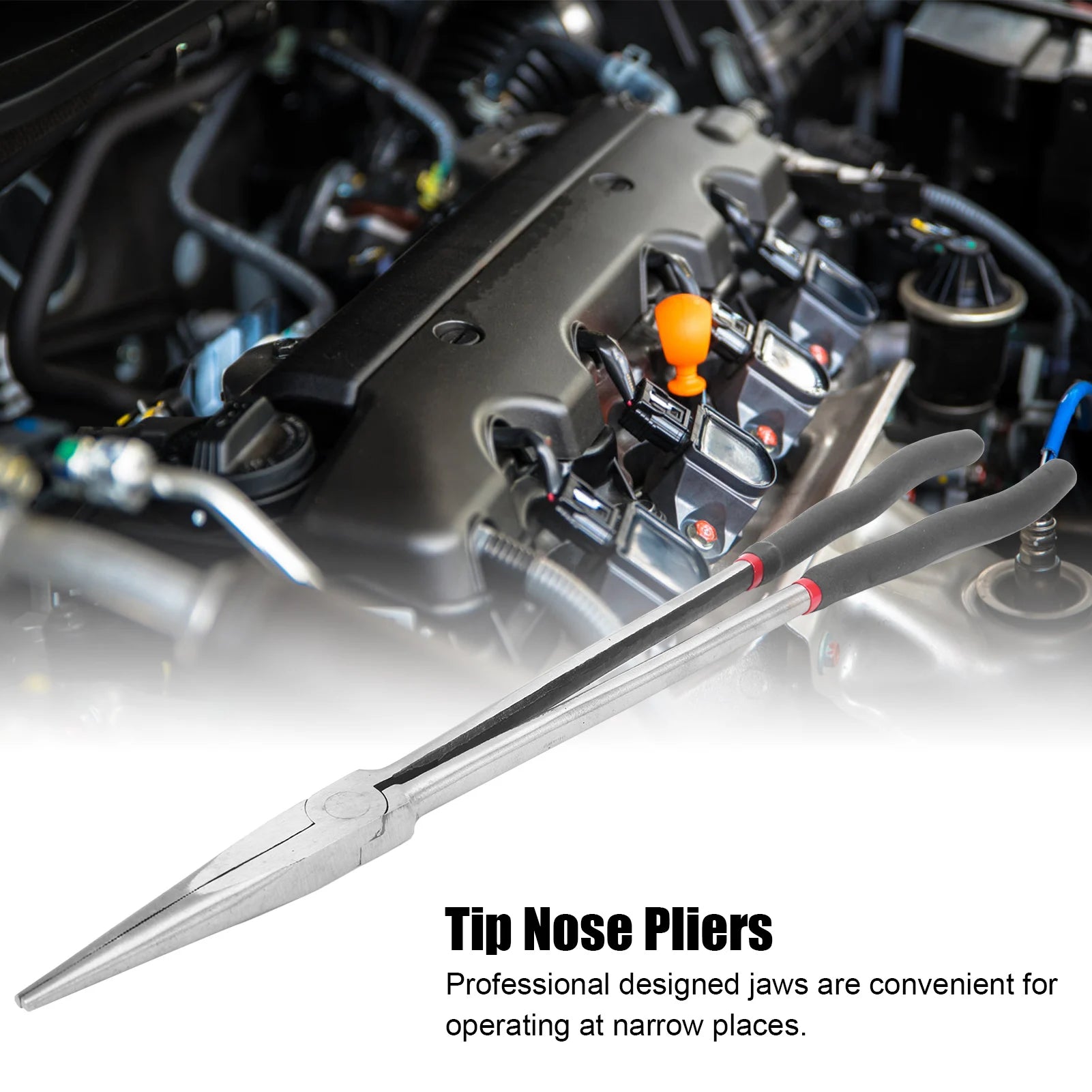 Long Pliers Handle Extra Tip Nose Craft Repairingtool