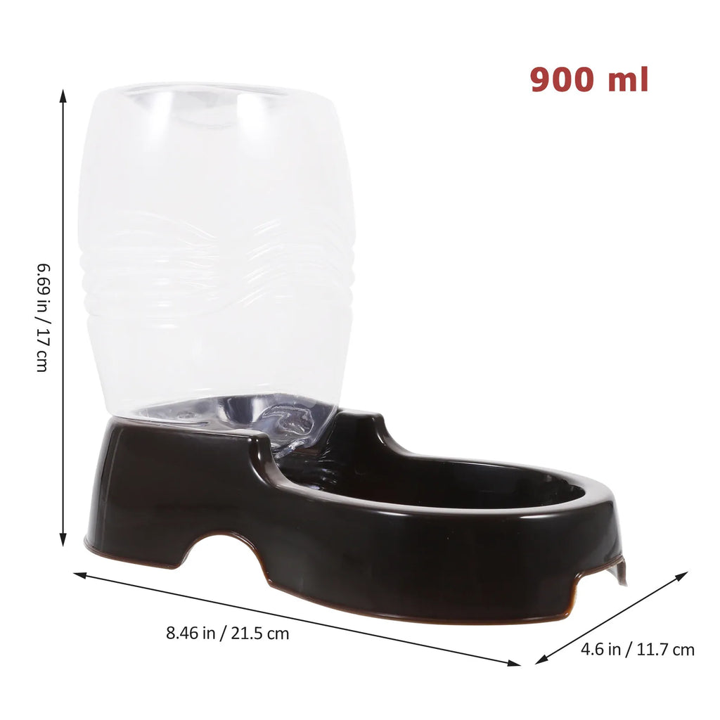 Pet Cat Dog Water Dispenser Transparent Bottle Automatic Refill
