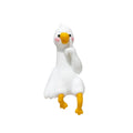 Cute 3D Mini Duck Figurine Resin Cartoon Animal Decor Desk Car