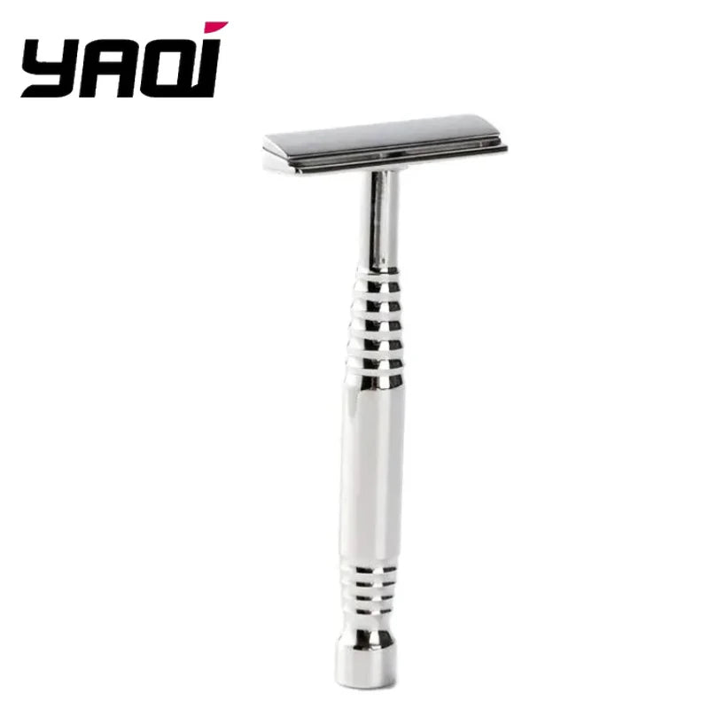 2026 Flash Sale！YAQI Romulus Polished 316 stainless Steel AC Blade Single-edged Mens Shaving Safety Razor Zpaxo RAMS2349-S-RU