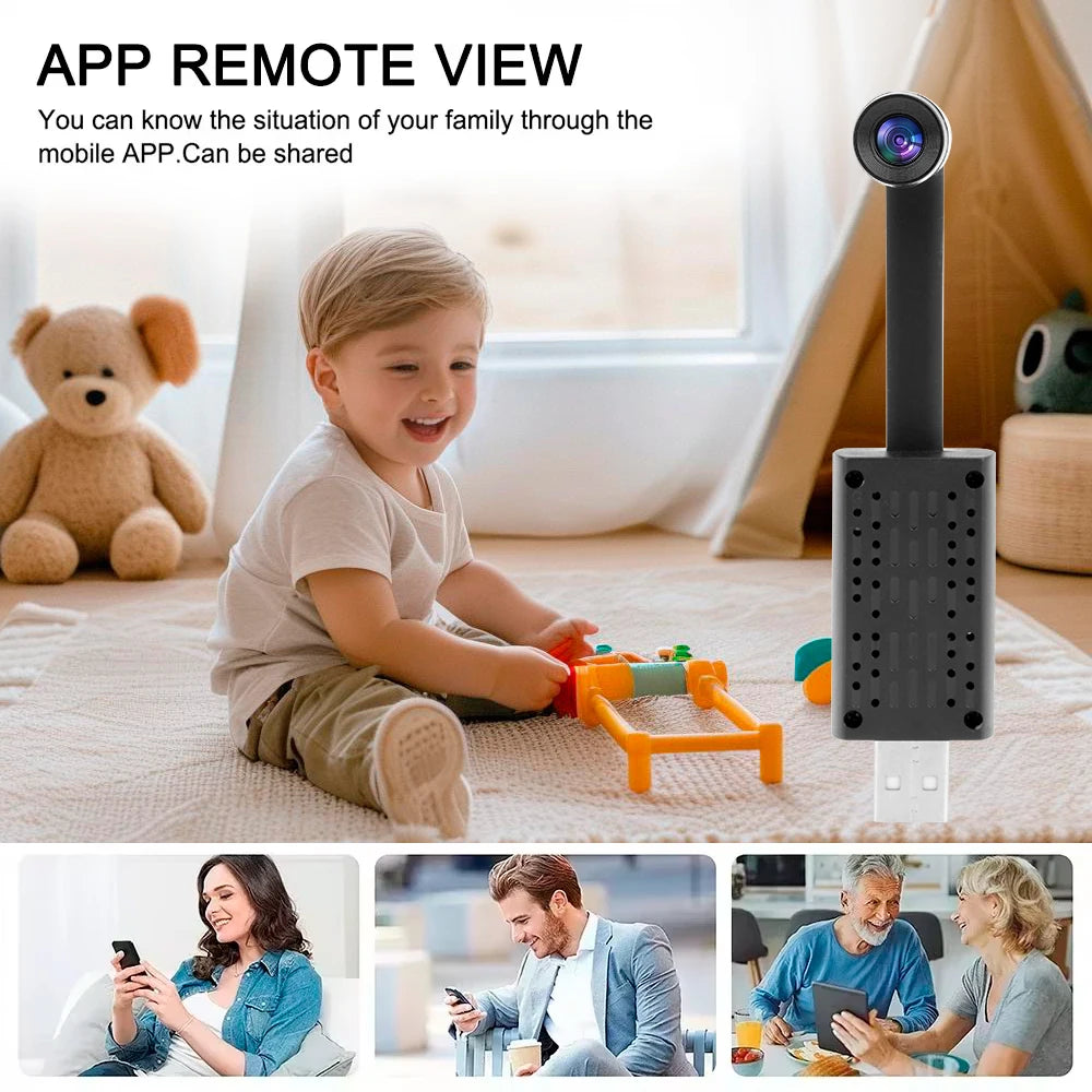HD 1080P Mini Camera Night Vision Wifi Camera USB AP Hotspot Motion Detection Video Surveillance Camcorder for IOS/Android Micro Zpaxo