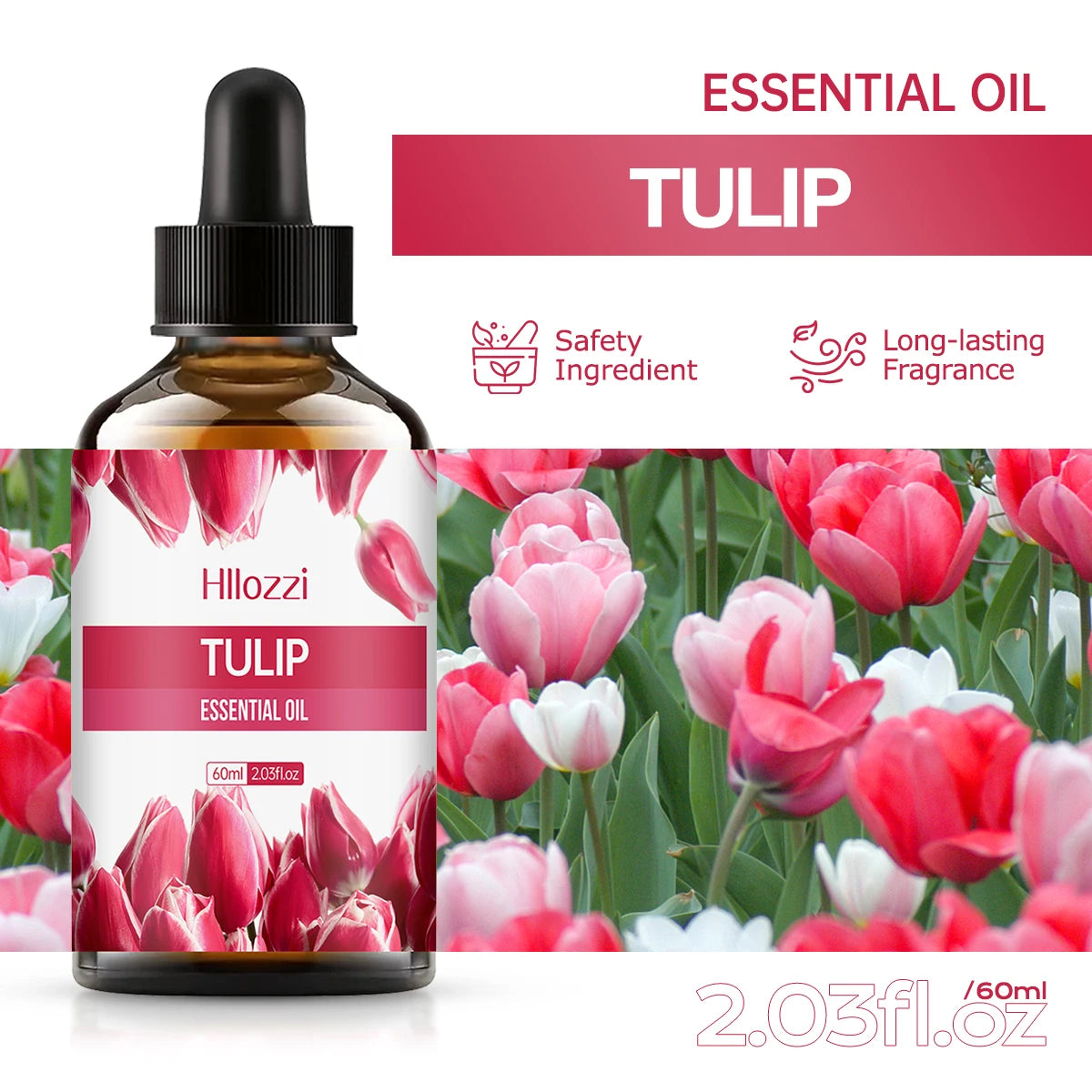TULIP ESSENTIAL OIL Oils Hydrating Moisturizing Lasting Fragrance Zpaxo