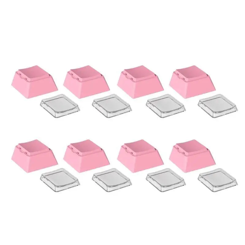 652F Cheey Profile PBT+PC Keycaps 1U Keycap Mechanical Keyboards Zpaxo Light red CN