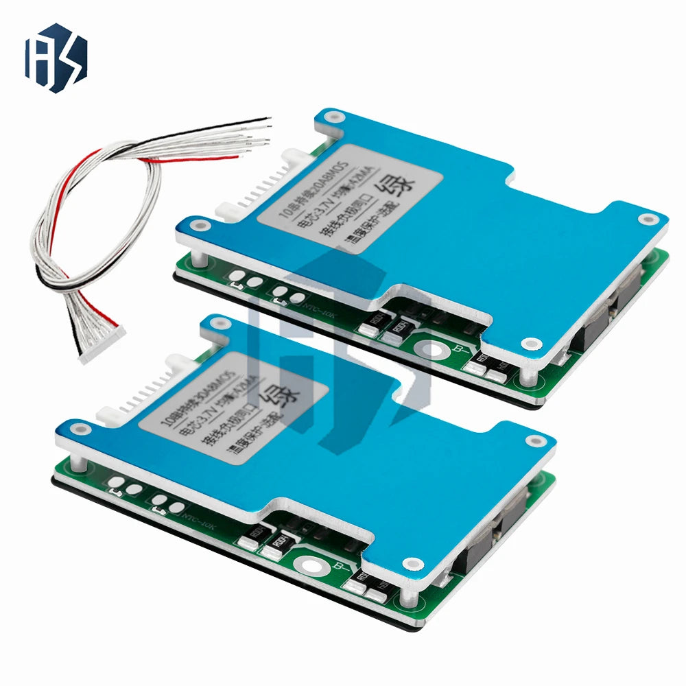 10S 36V Lithium Battery BMS Board 20A 30A Integrated Balance Zpaxo