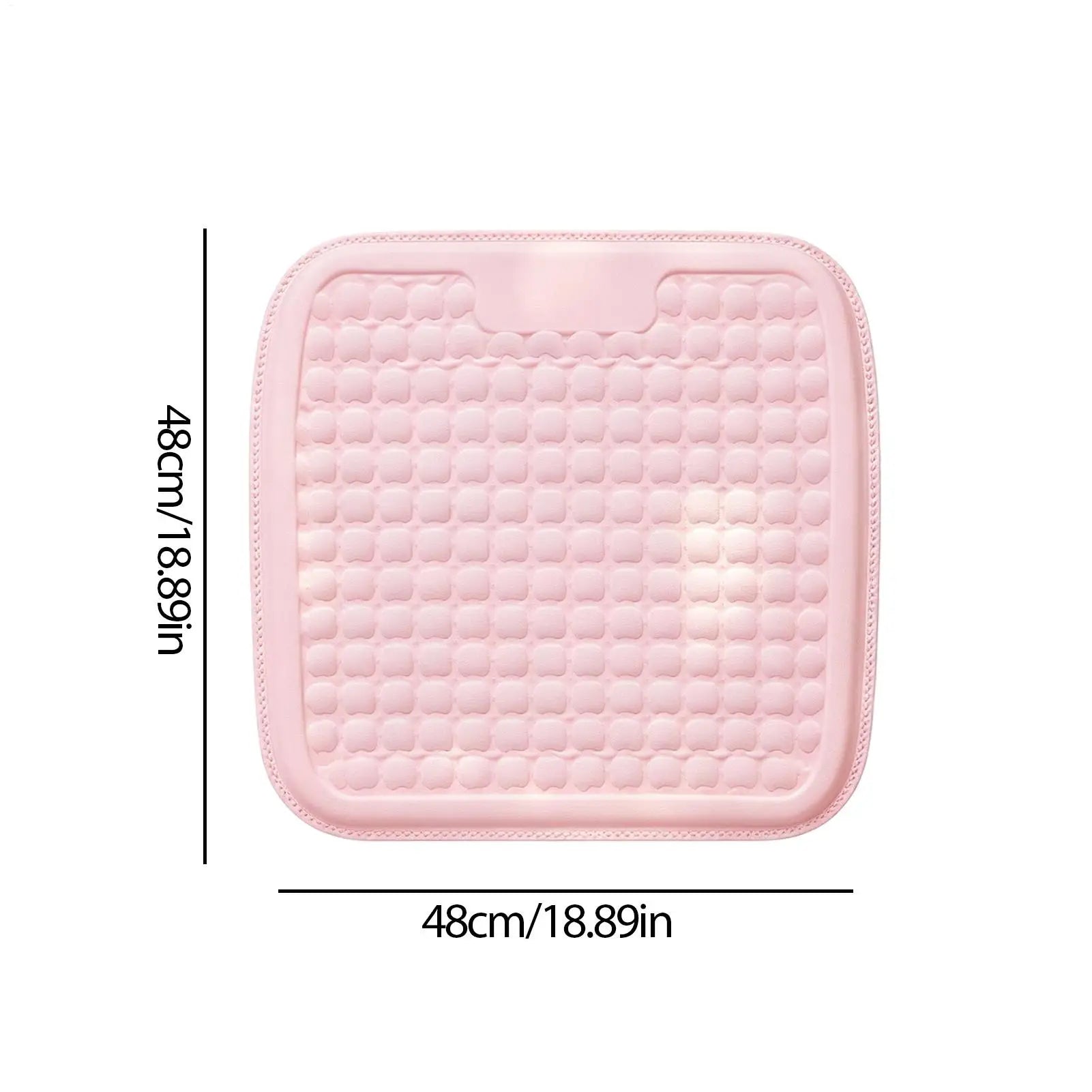 48x48cm Cooling Car Seat Cushion Honeycomb Gel Ventilated Pressure