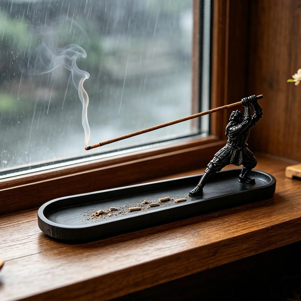 Japanese Incense Burner Japanese Novelty Ash Catcher Incense Stick Burner for Home Living Room Bedroom Yoga Room Office Entryway Zpaxo