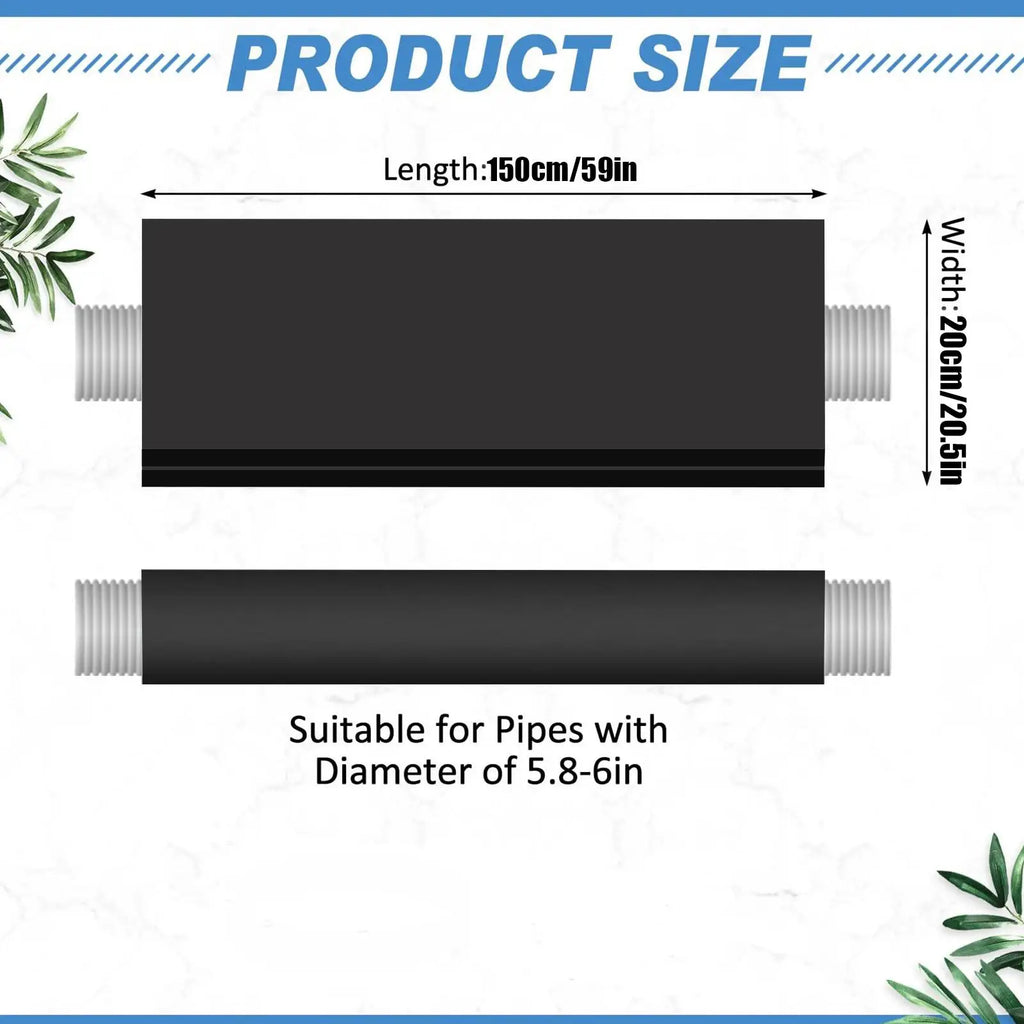AC Hose Insulation Sleeve Thermal Pipe Cover 5& Portable Exhaust Vent