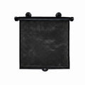 Universal Retractable Car Sunshade Roller Easy Slide Mechanism Zpaxo Black