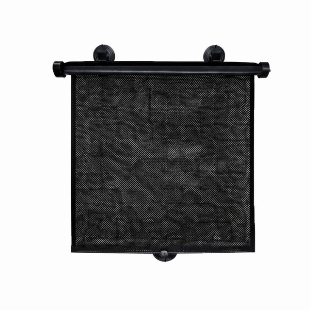 Universal Retractable Car Sunshade Roller Easy Slide Mechanism Zpaxo Black