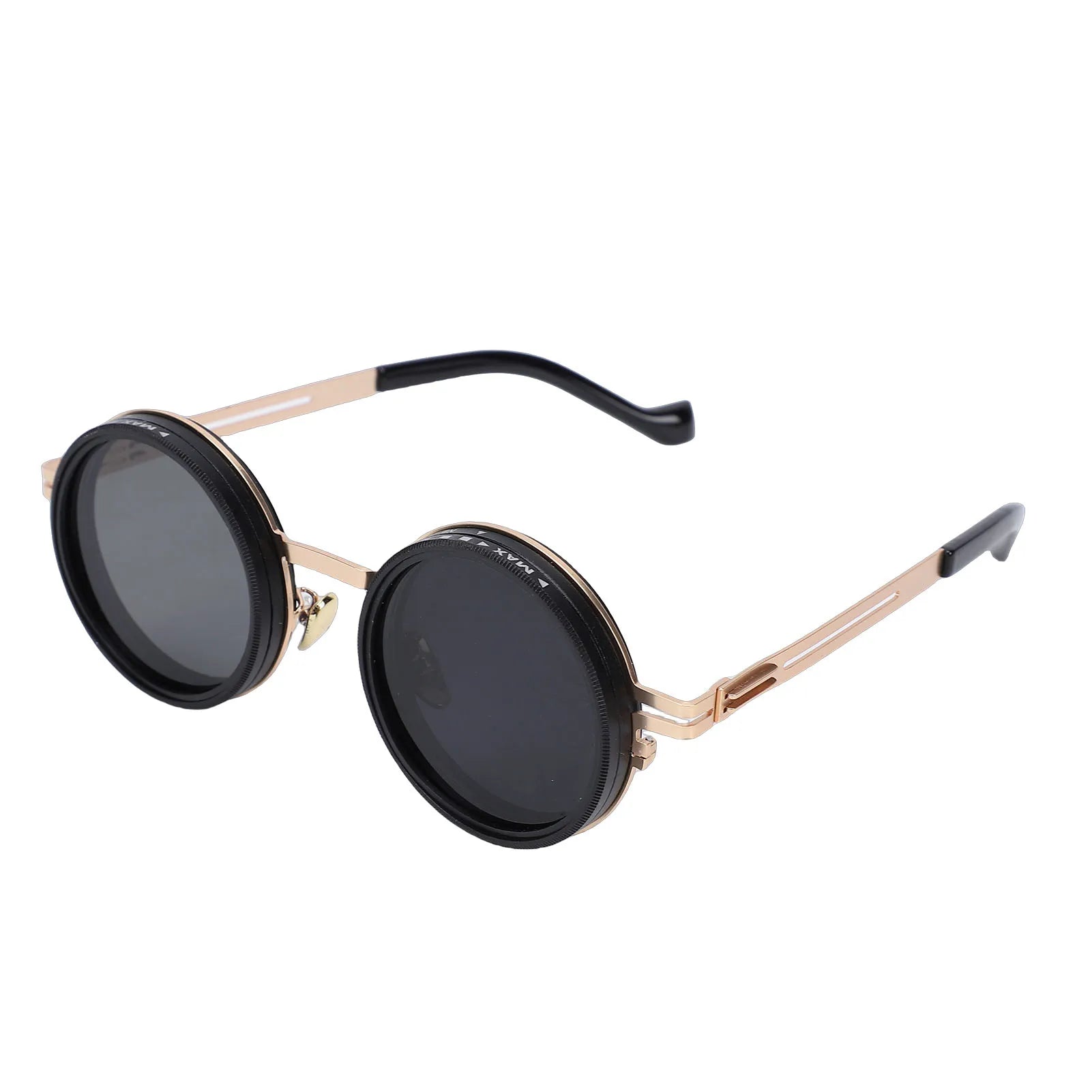 Adjustable Tint Sunglasses Lens ND Filter Round Shape Polarized