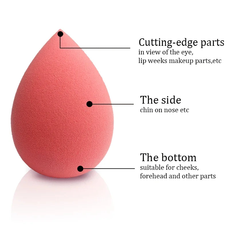Black Makeup Applicator Super Soft Sponge Powder Blender Smooth Foundation Contour Blending Puff Zpaxo