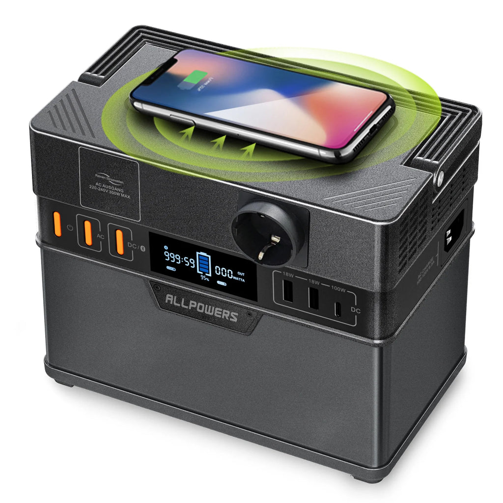 ALLPOWERS Portable Power Station 288Wh 78000mAh Mobile Supply Solar Zpaxo CN EU
