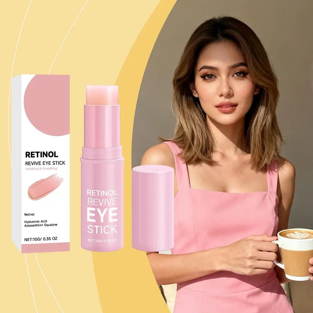 Retinol Eye Stick Firming Lifting Skin Care Soft Smooth Elimination Dark Circles Deep Hydrating Hyaluronic Acid Eye Cream Zpaxo