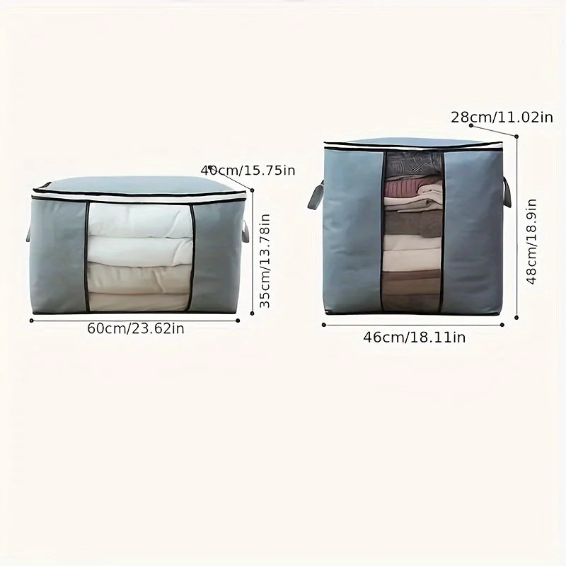 Extra Large Storage Bag Heavy-duty Handles Crystal Clear Window