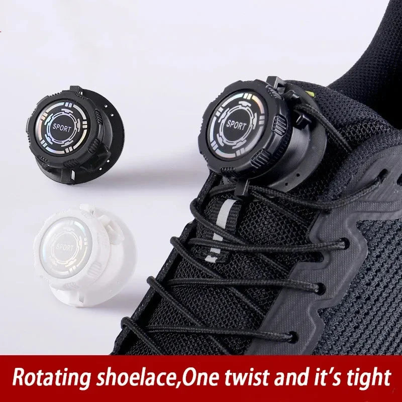 No-Tie Elastic Shoelaces with Swivel Buckle – Kids & Adults