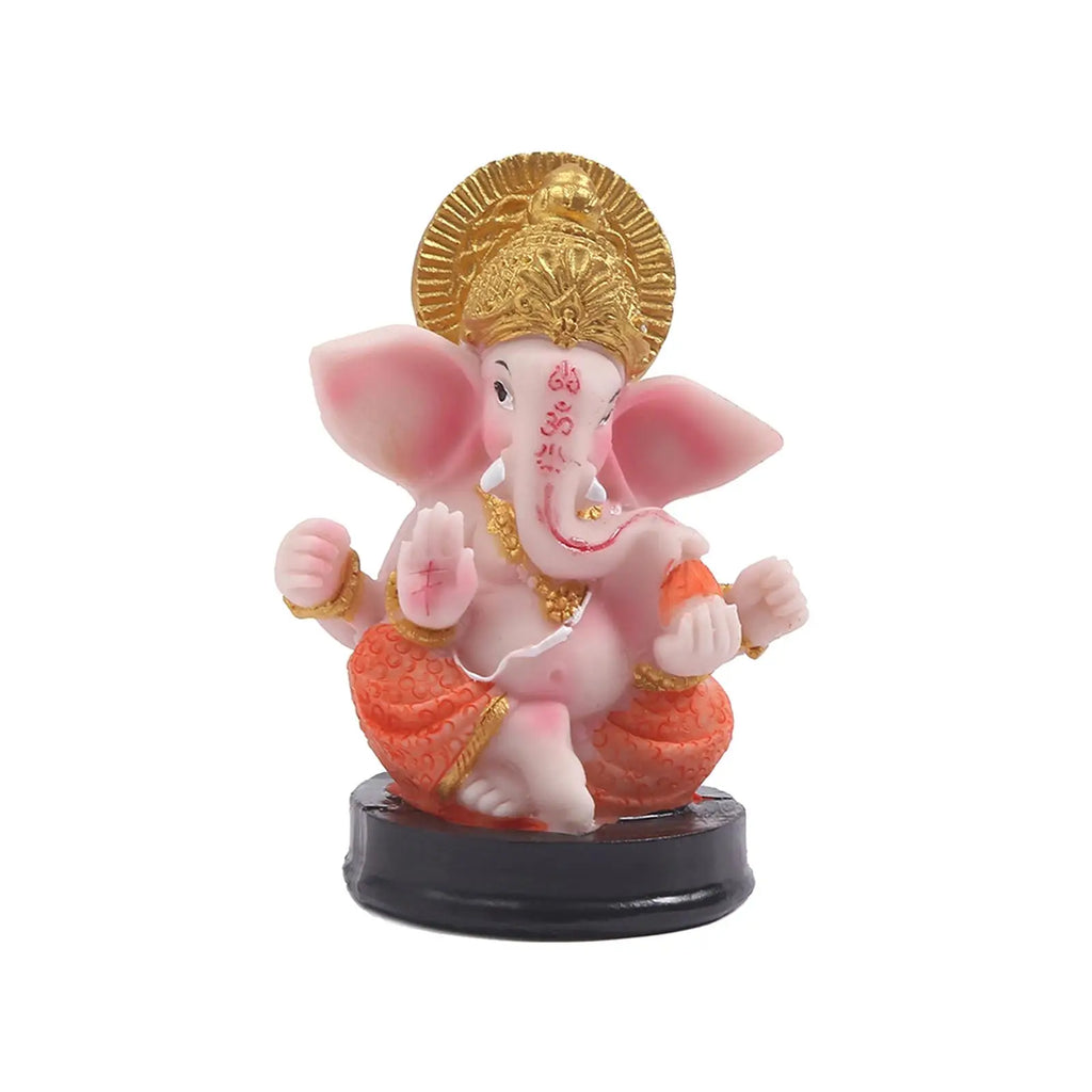 Small Ganesha Statue – Hindu Elephant God Resin Figurine Religious Figurine Zpaxo