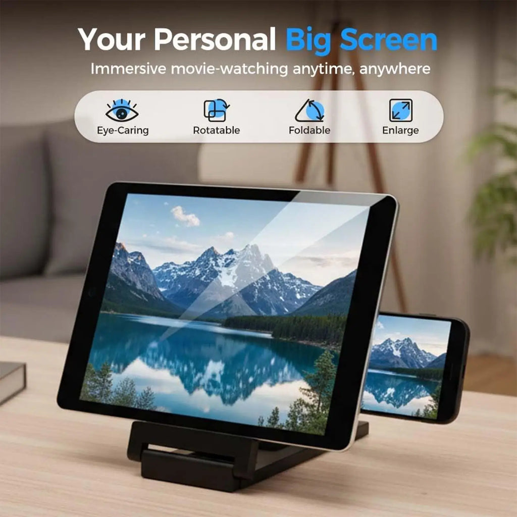 Phone Screen Magnifier Enlarger Foldable Tool Portable Daily Reading