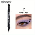 1PC Double-head, Waterproof, Smooth Finish, Quick Eye Makeup, Stamp Eyeliner, Create A Charming Halloween Christmas Eye Makeup Zpaxo 05