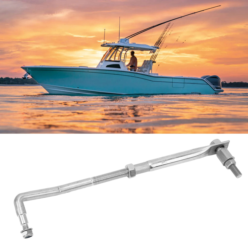Outboard Motor Steering Link 265 Adjustable Stainless Steel Universal