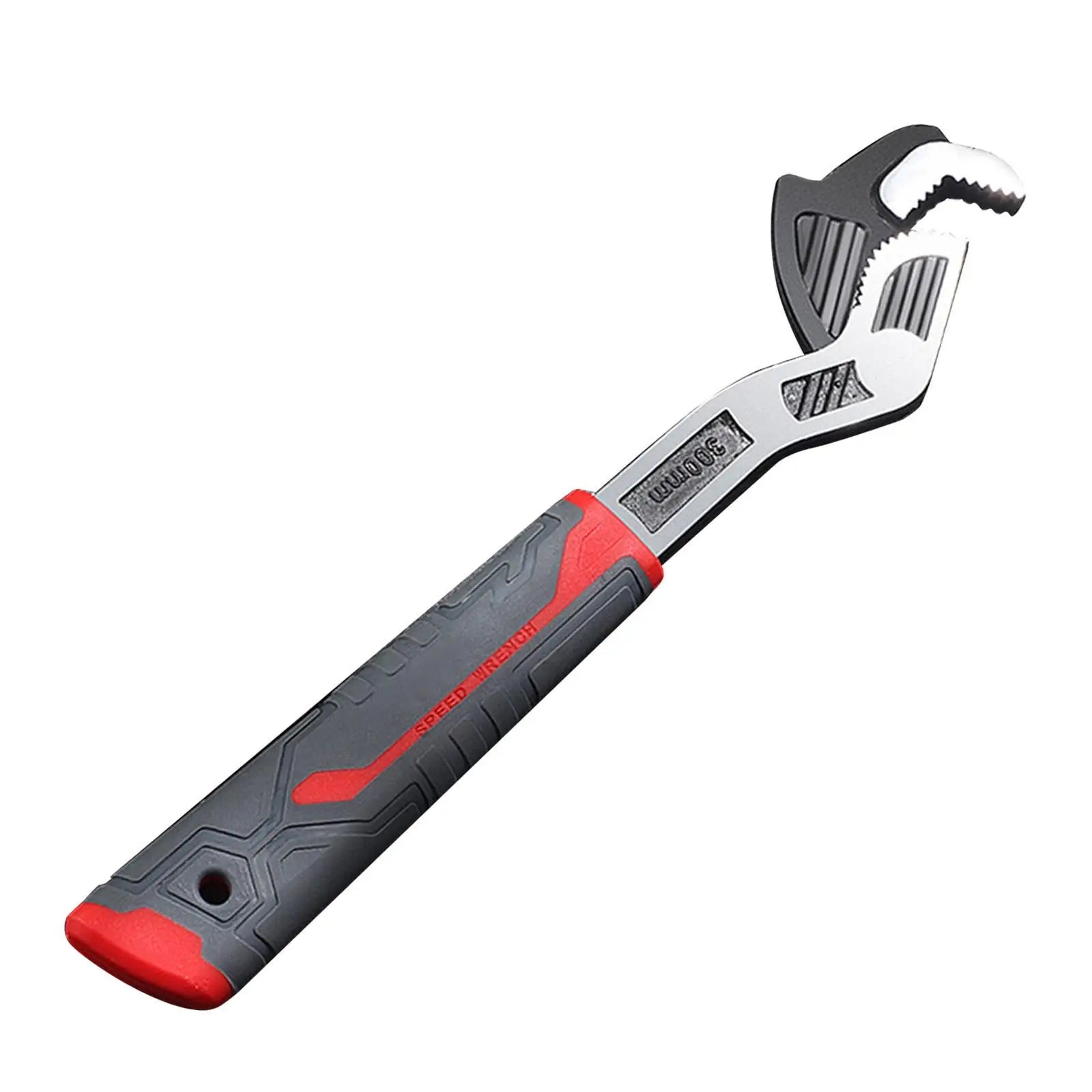 Self Adjustable Pipe Wrench Plumbing Wrench Tool Anti Slip Handle Heavy Duty Universal for Automobiles Tractors Practical Zpaxo 12inch