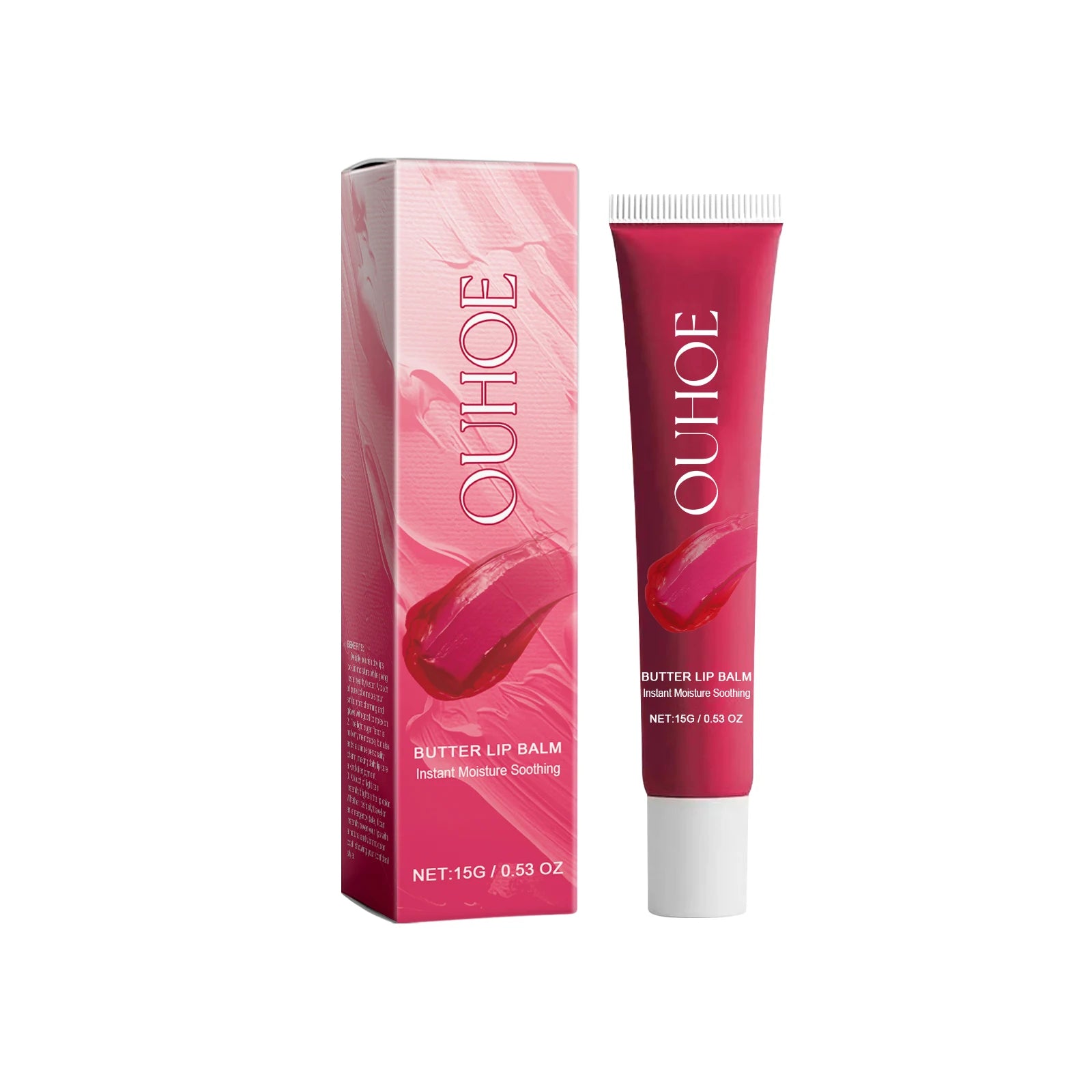 Colored Lip Balm Gentle Moisturizing Soft and Moisturizing Lips Non-fading Skin Care Dull Moisturizing Lip Balm Zpaxo Rose red