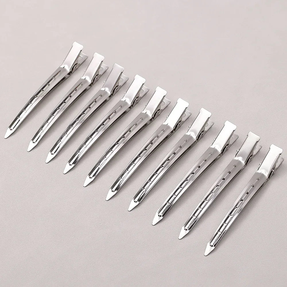 Woman Hair Care Clips Metal Steel Hairdressing Sectioning Clip Clamps