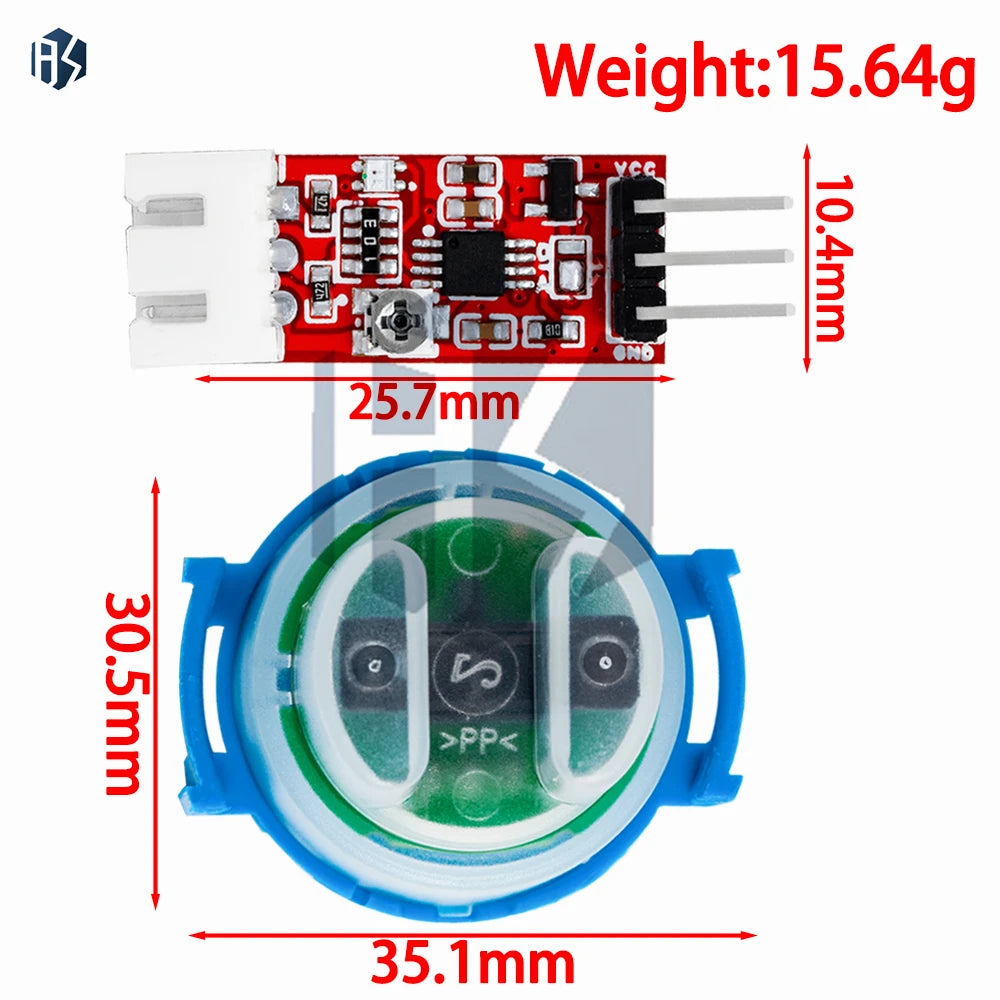 3 3V-5V Water Turbidity Sensor Module High-precision Transducer Mixed Zpaxo