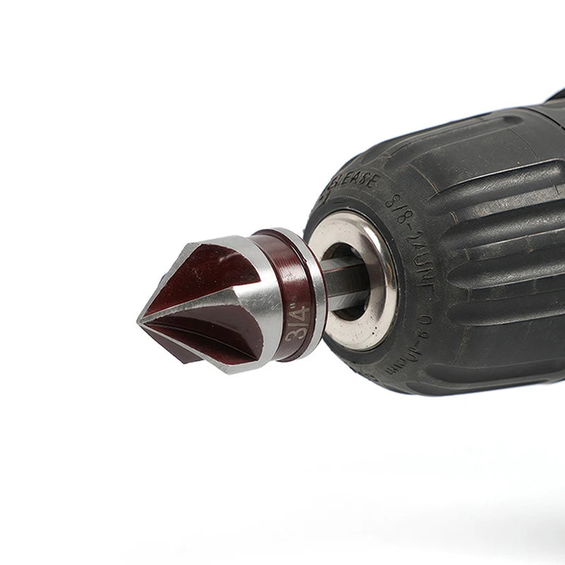 Multi-size Countersink Bits Hole Opener Chamfer Drill Bit Hex Shank Zpaxo