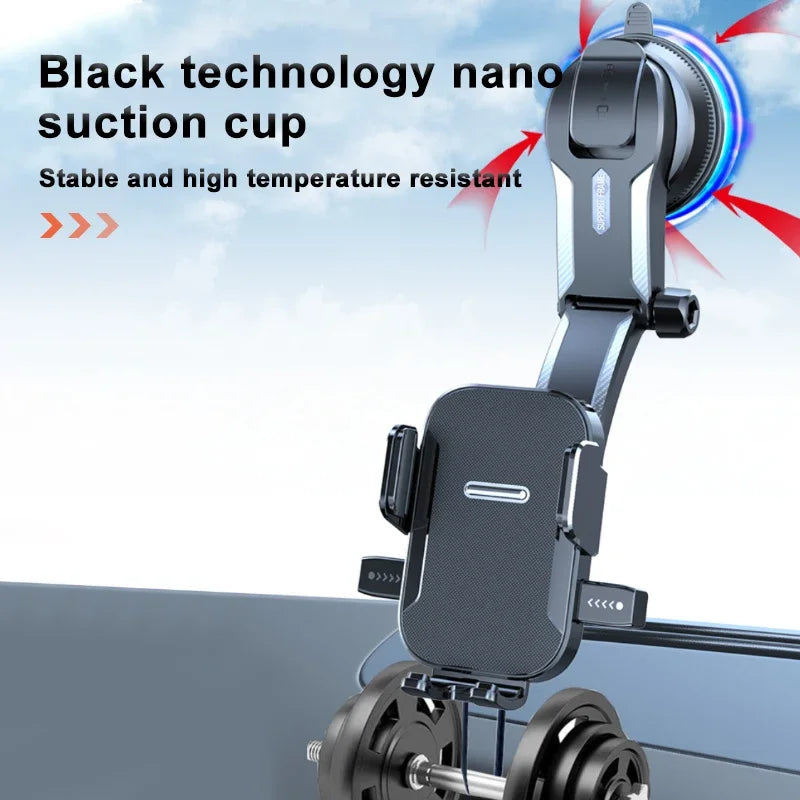 Universal Car Dashboard Phone Holder Auto Cellphone Stand for GPS Navigation Desk Windshield Hanging Bracket Zpaxo